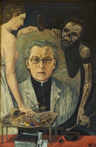 Anton Frommelt, 1948/1957, l auf Leinwand, 94x65 cm
